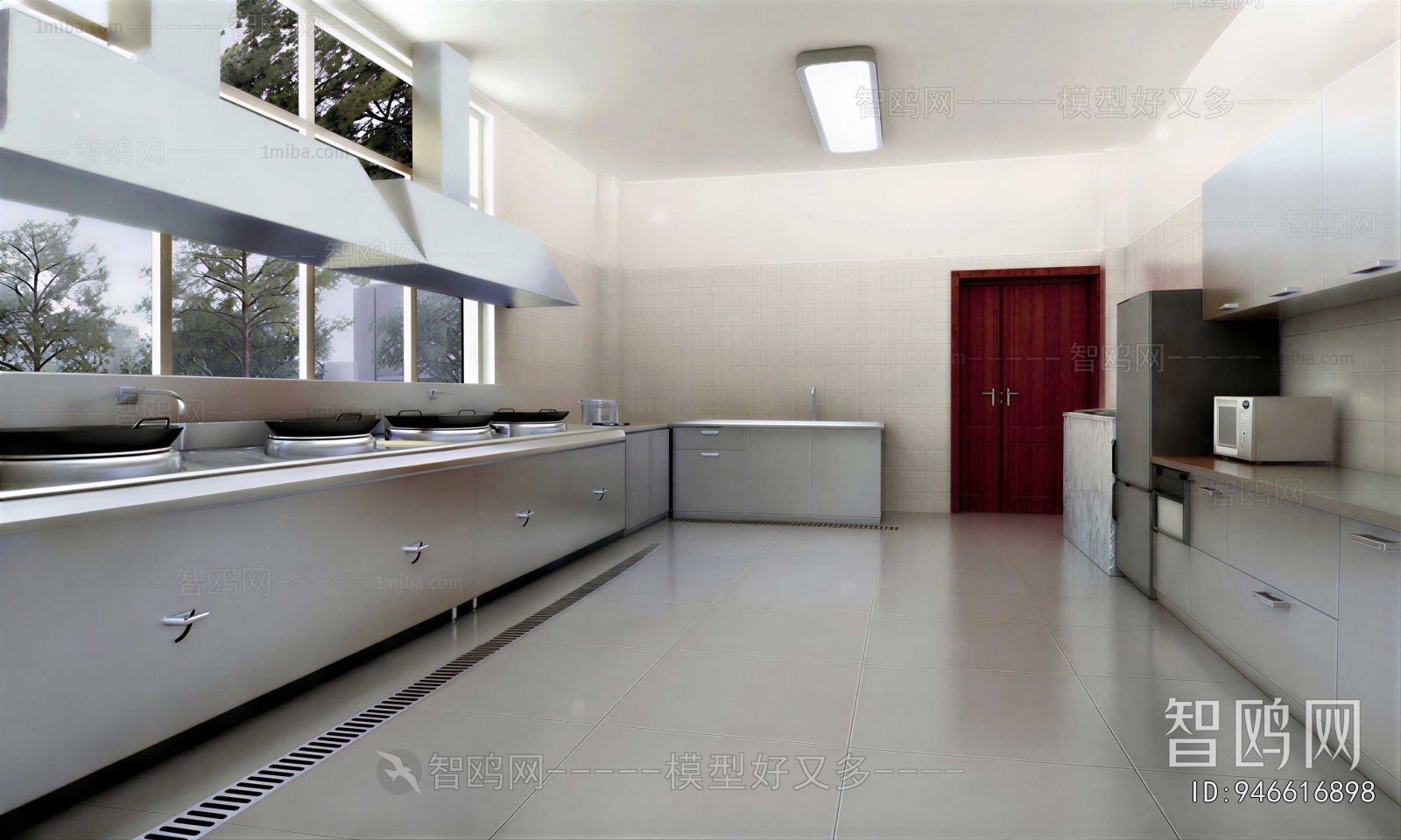 Modern Central Kitchen