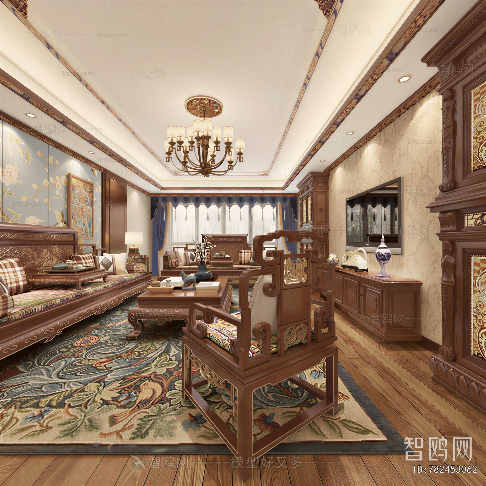 Chinese Style A Living Room