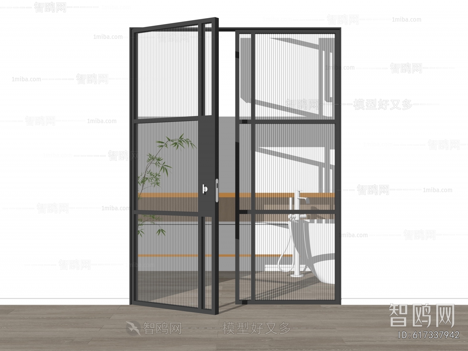 Modern Double Door