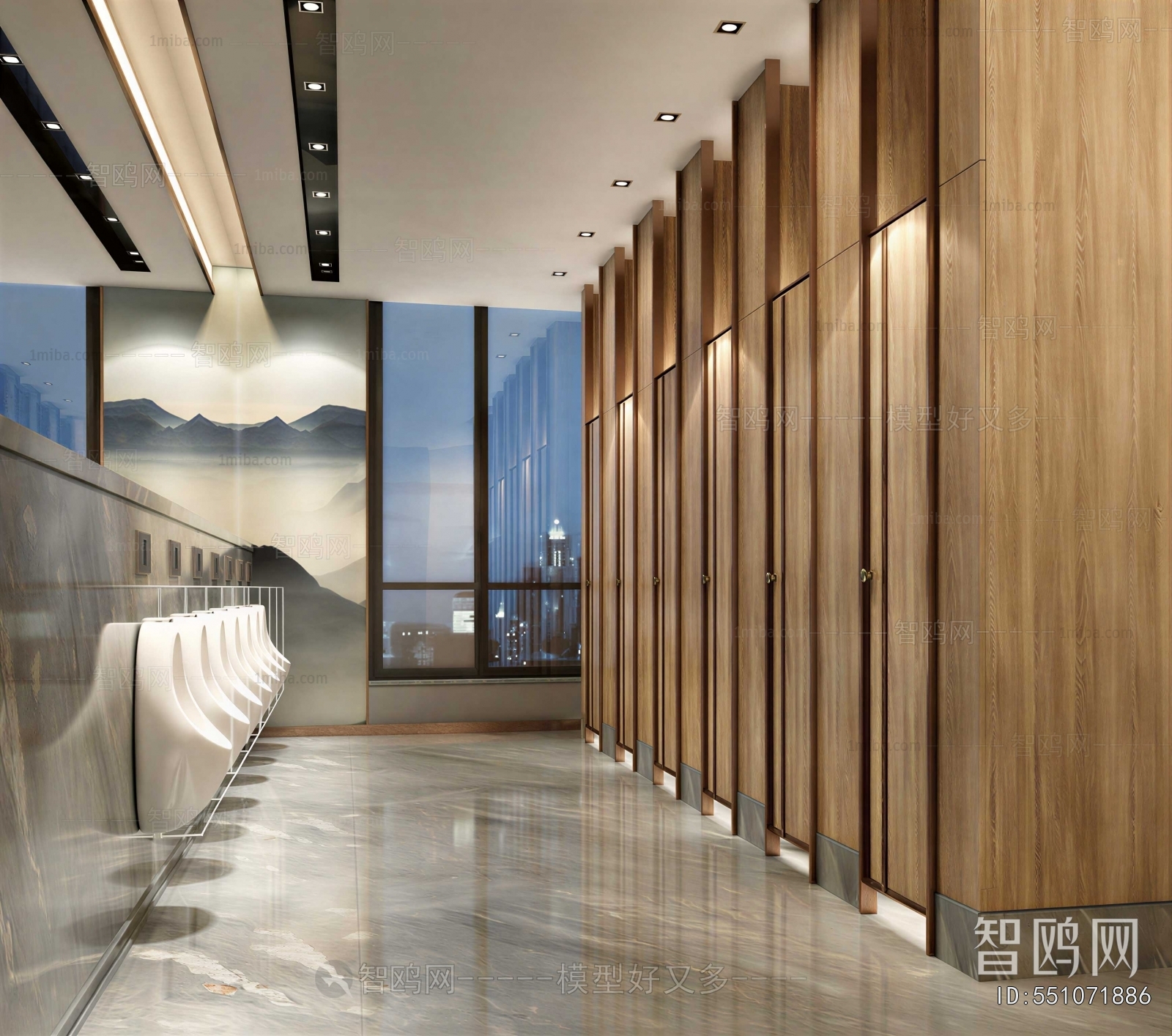 New Chinese Style Public Toilet