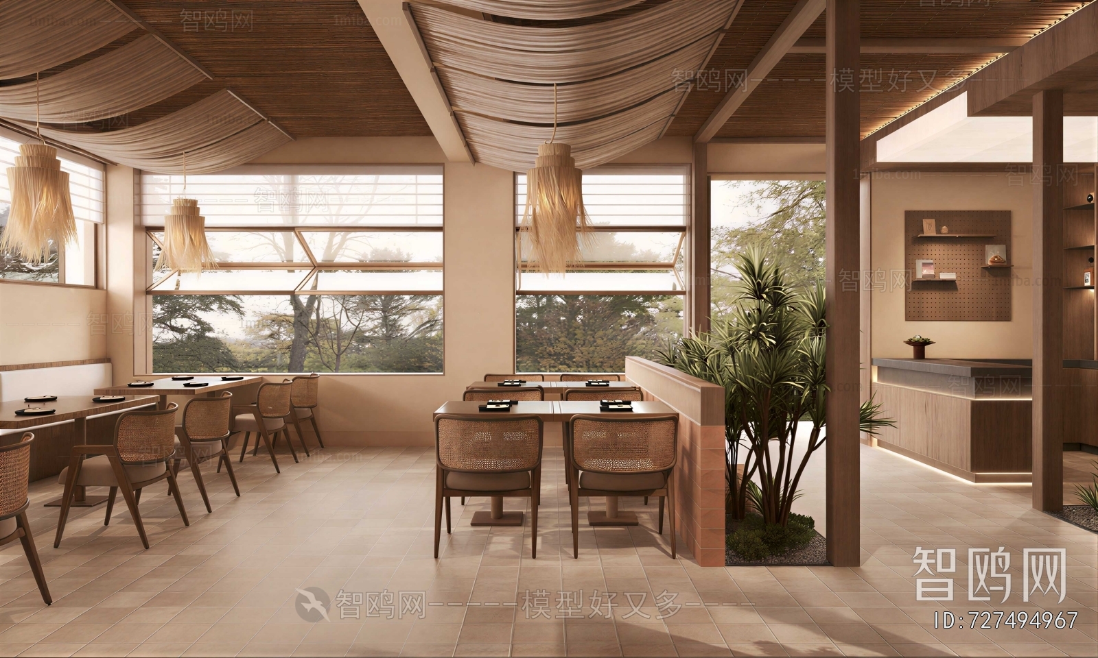 Wabi-sabi Style Restaurant