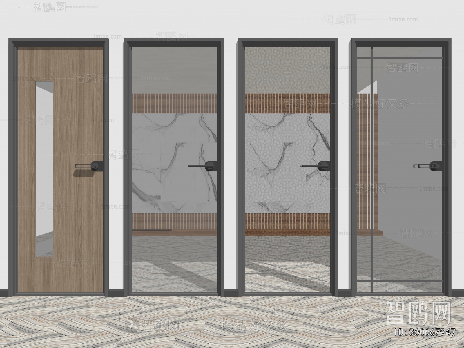 Modern Single Door