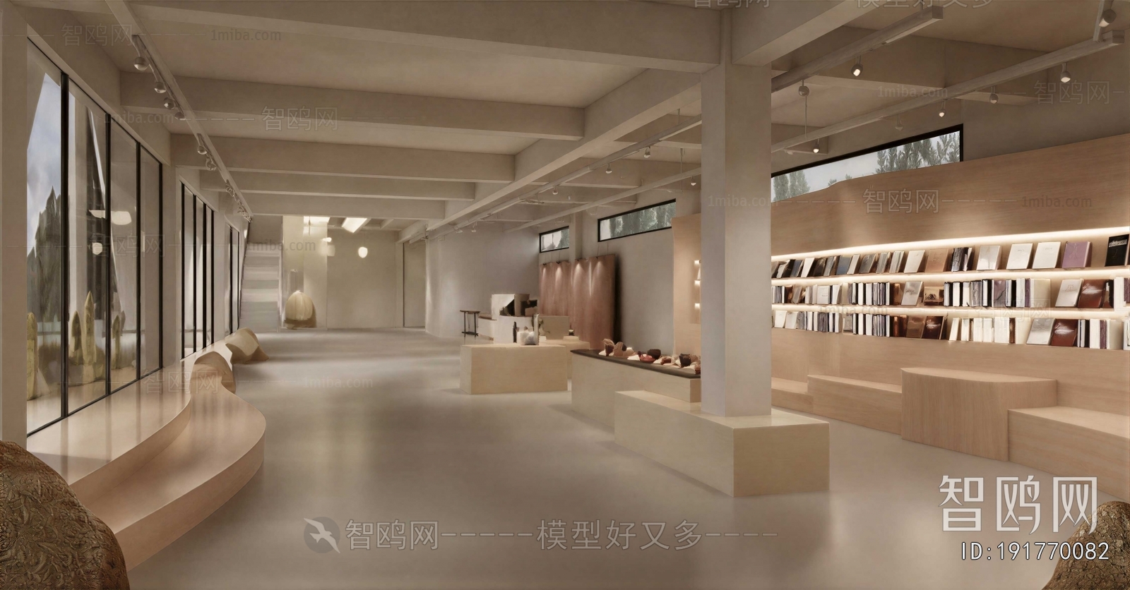 Modern Bookstore Book Bar