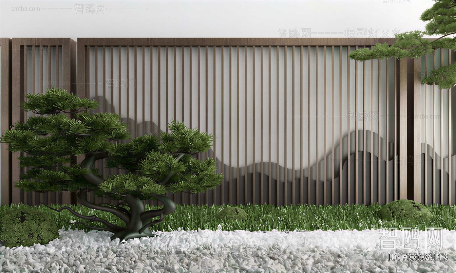 New Chinese Style Plant Landscaping