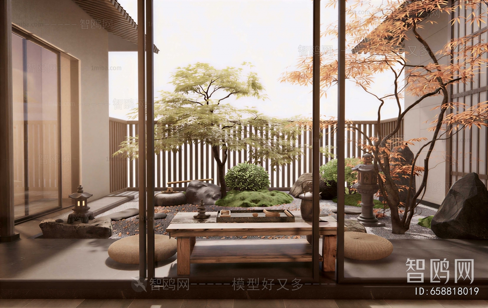 Japanese Style Courtyard/landscape