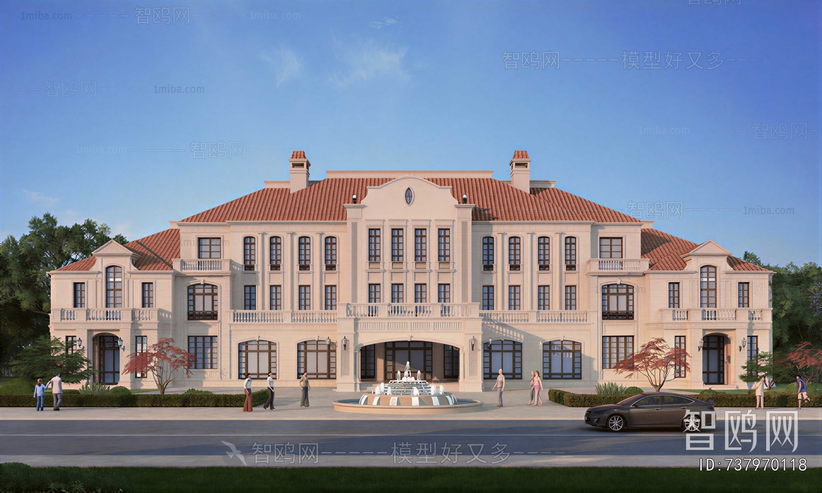 European Style Building Appearance