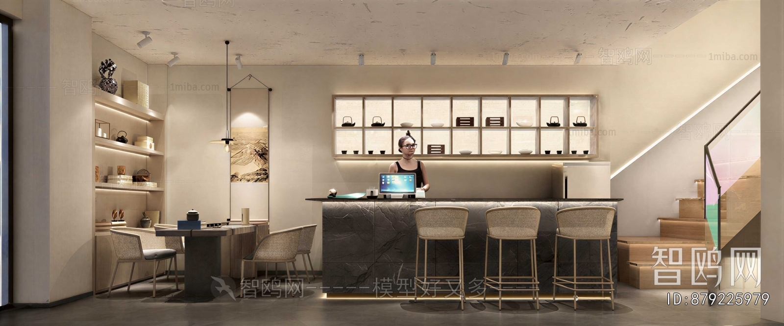 New Chinese Style Teahouse Tea House