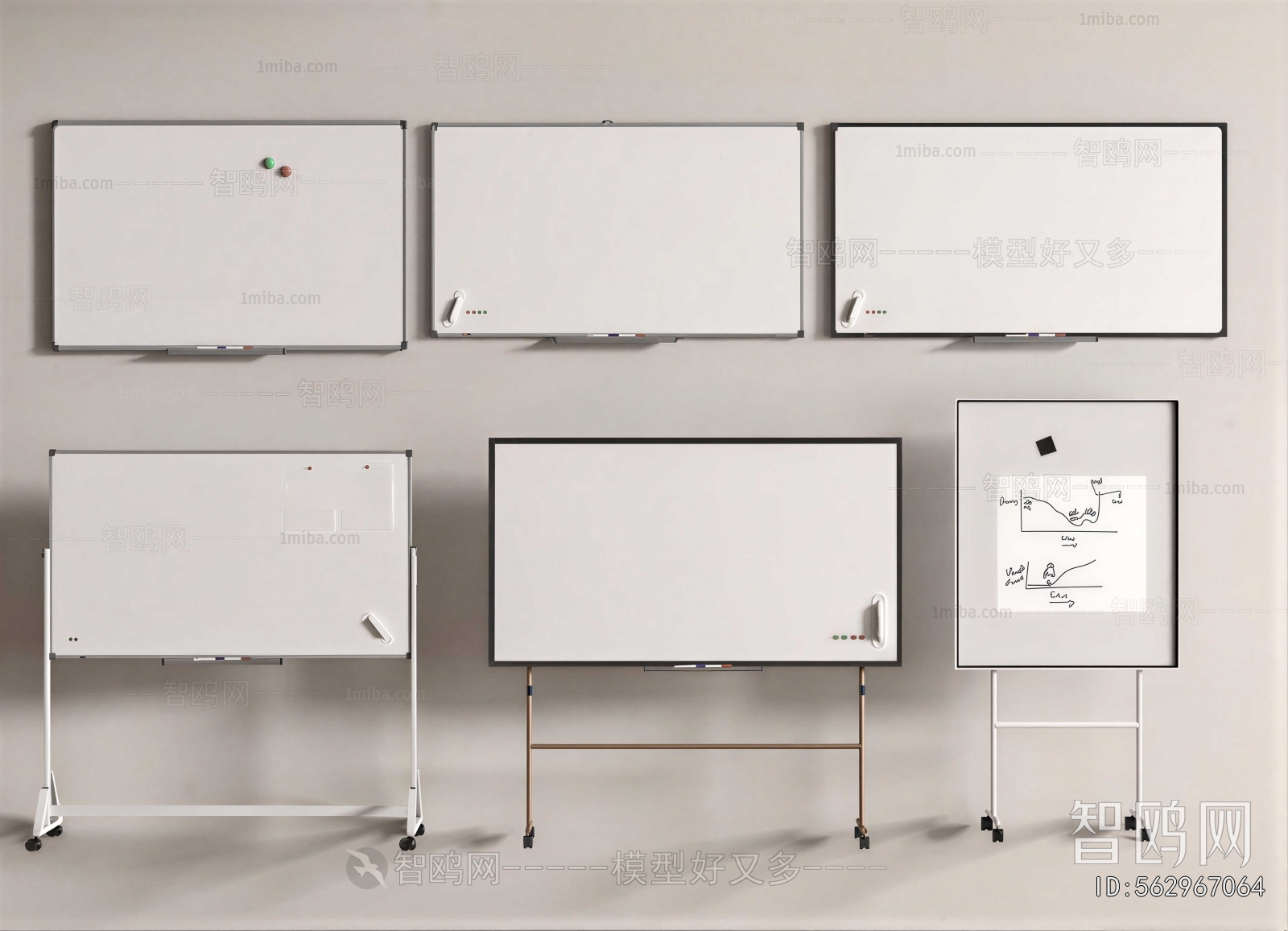 Modern Blackboard/whiteboard