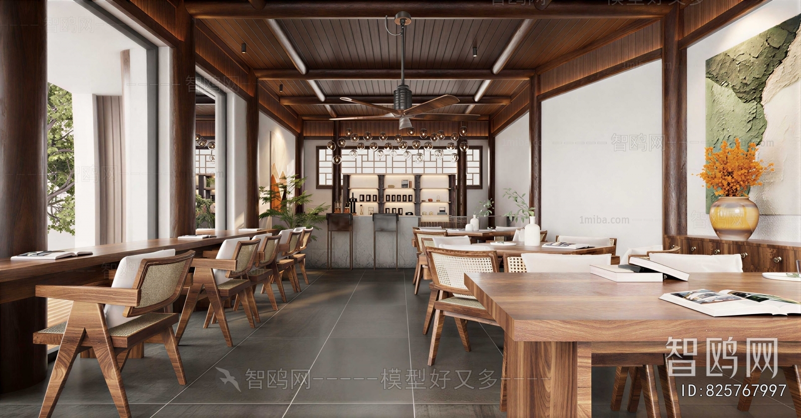 New Chinese Style Dining Room