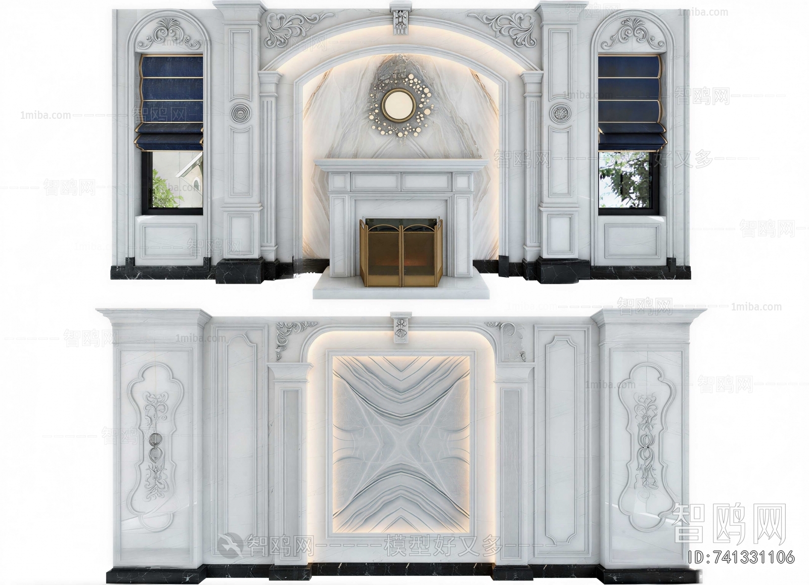 European Style TV Wall