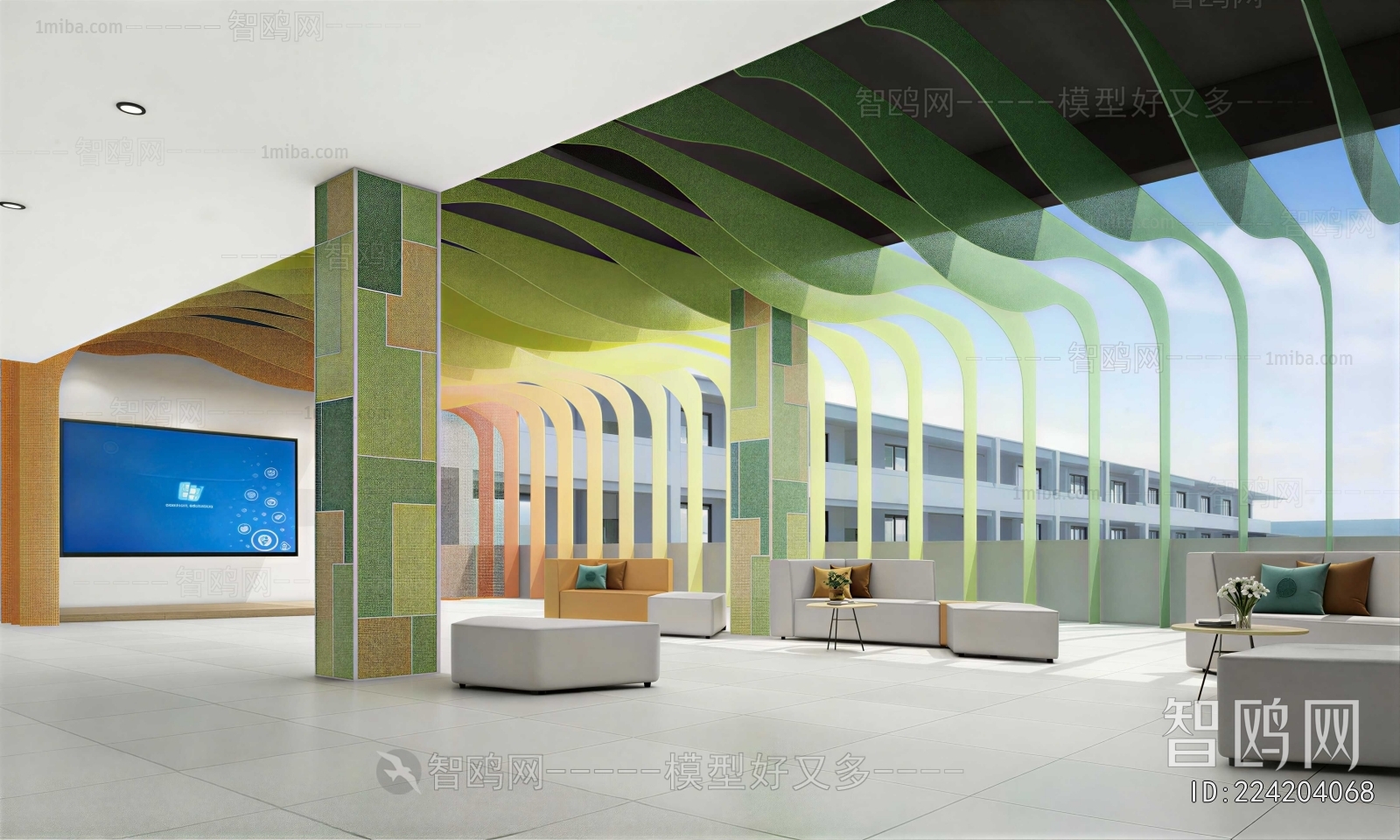 Modern Office Rest Area