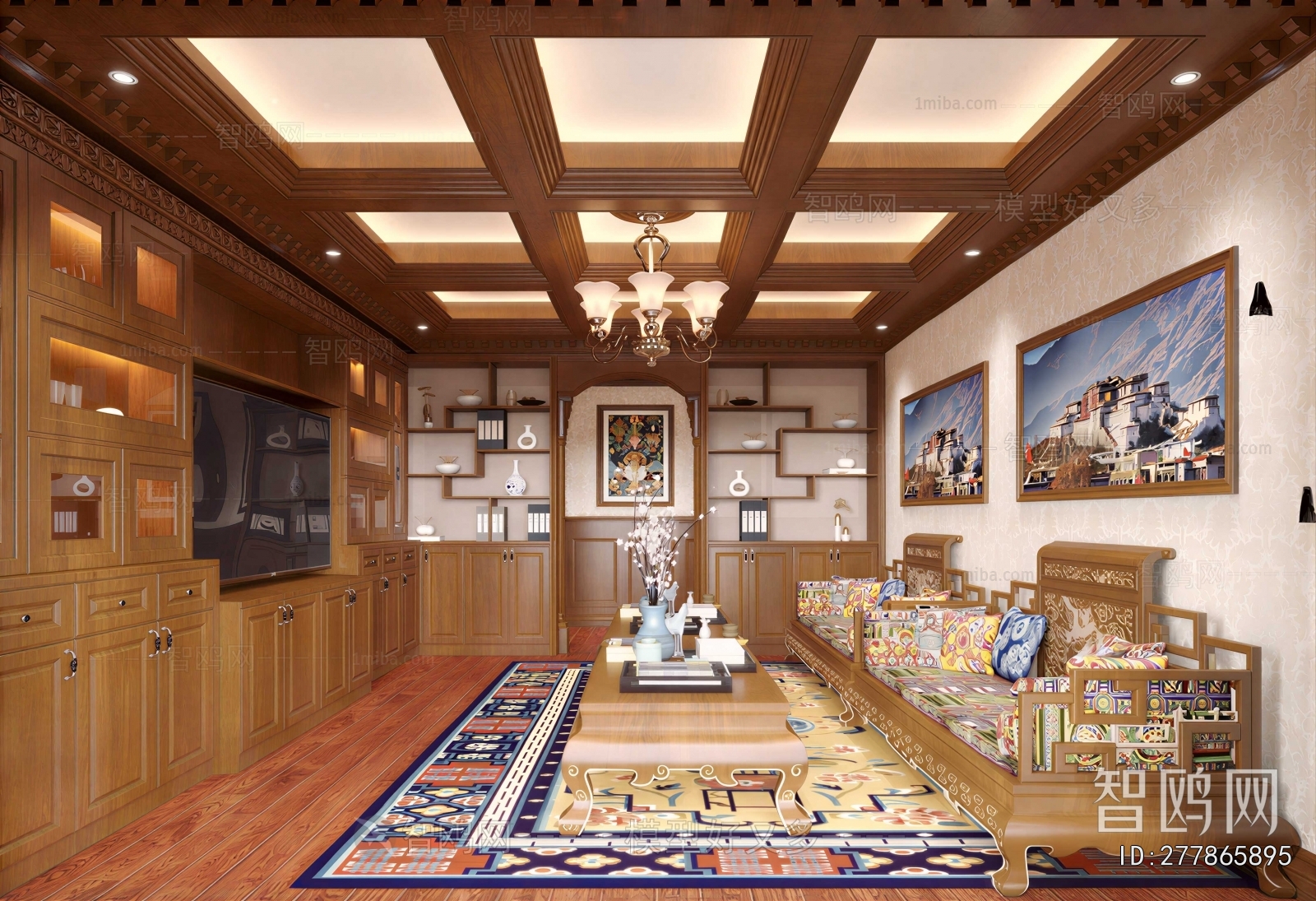 Chinese Style A Living Room