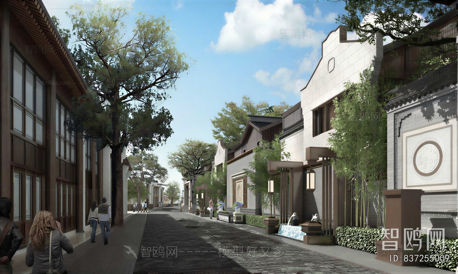 New Chinese Style Commercial Street