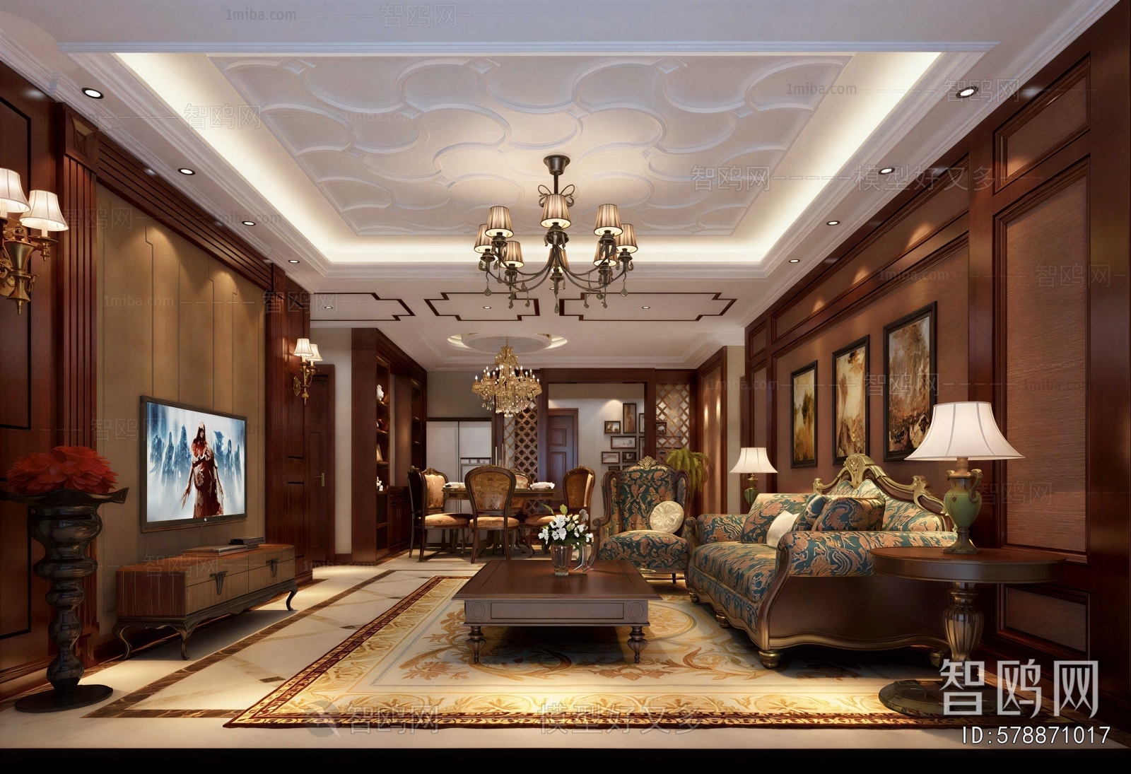 European Style A Living Room