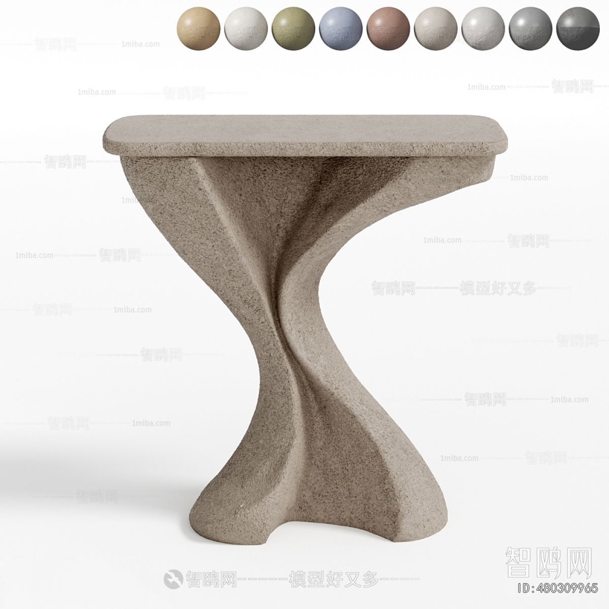 Wabi-sabi Style Side Table/corner Table