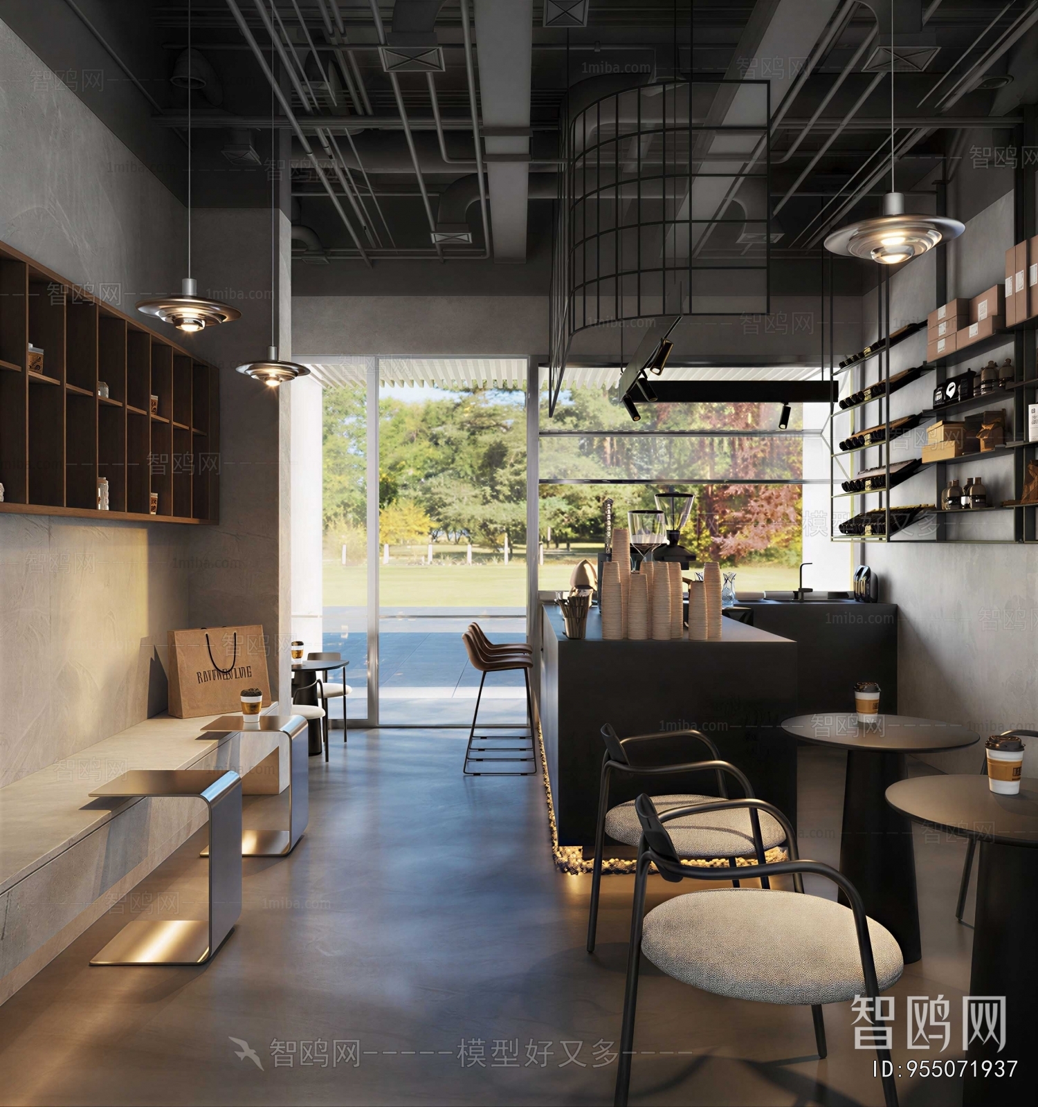 Industrial Style Cafe