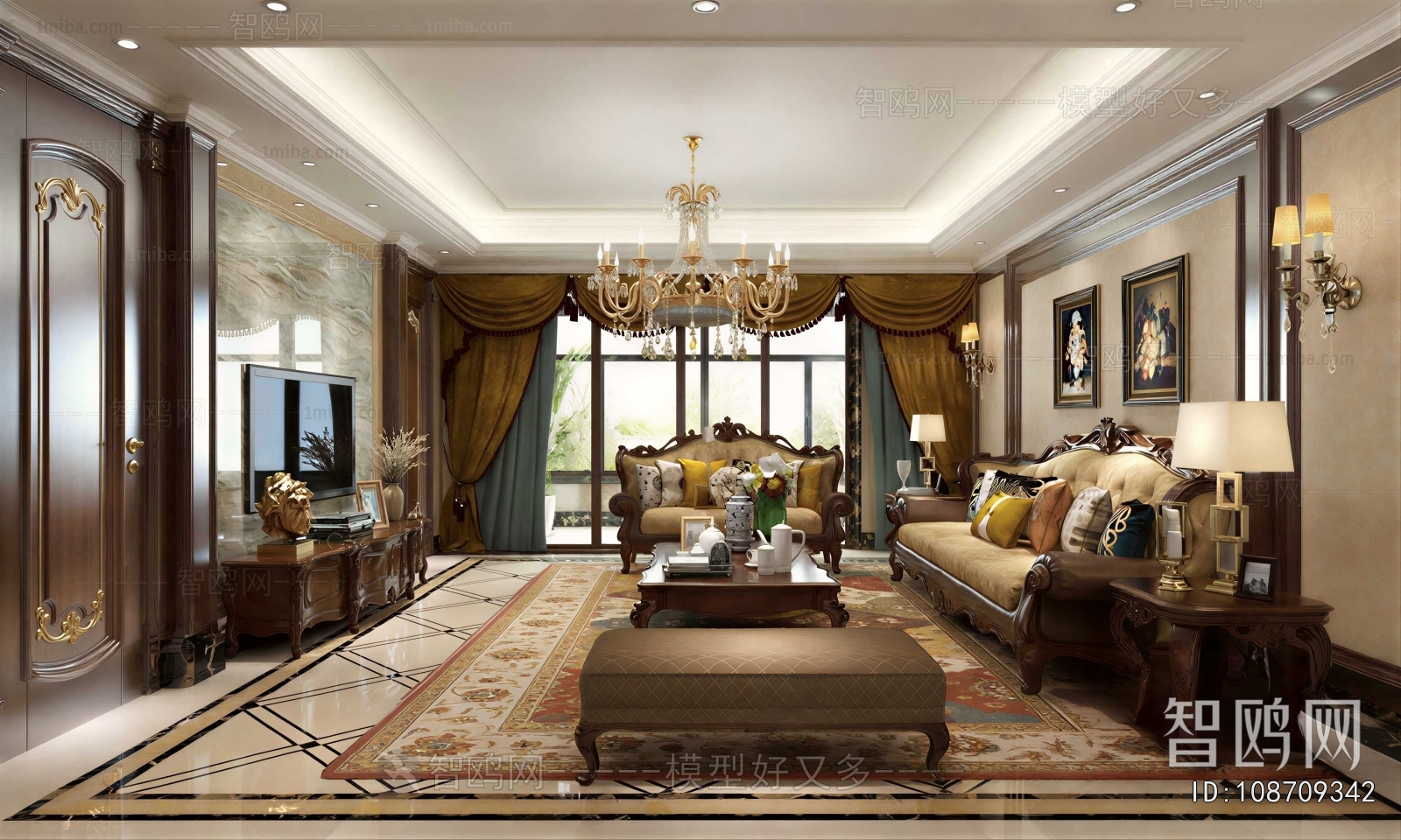 European Style A Living Room