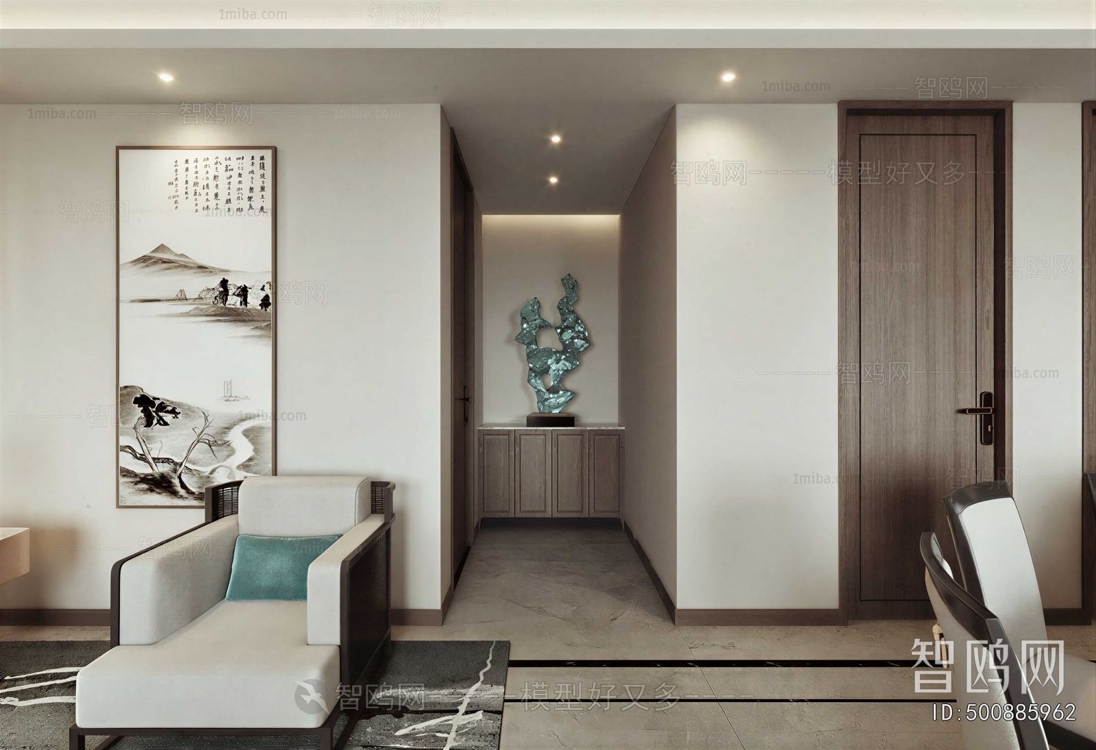 New Chinese Style Hallway