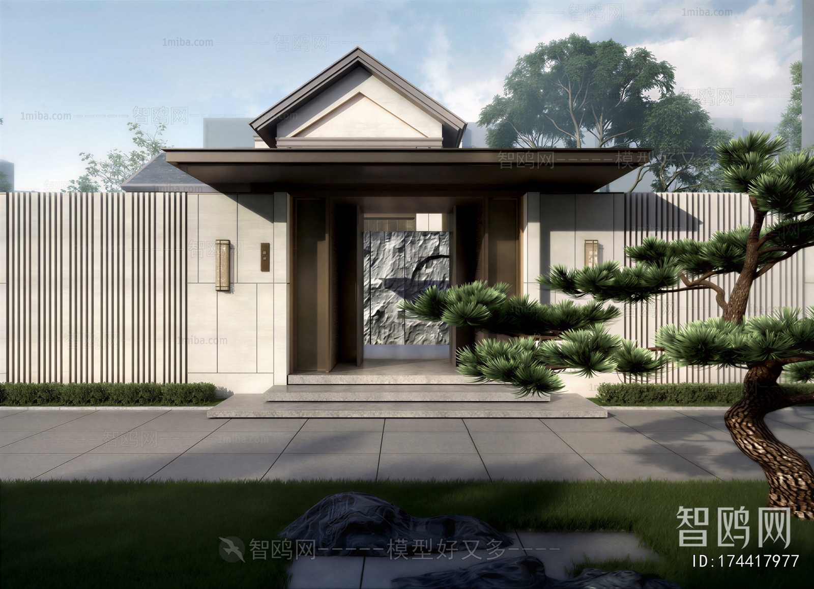 New Chinese Style Facade Element
