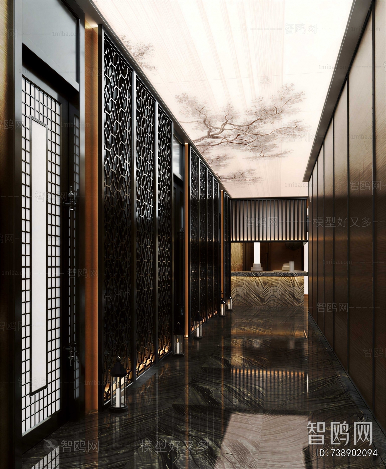 New Chinese Style Corridor