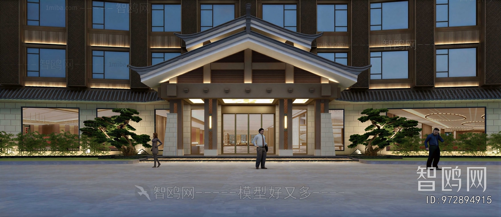 New Chinese Style Facade Element