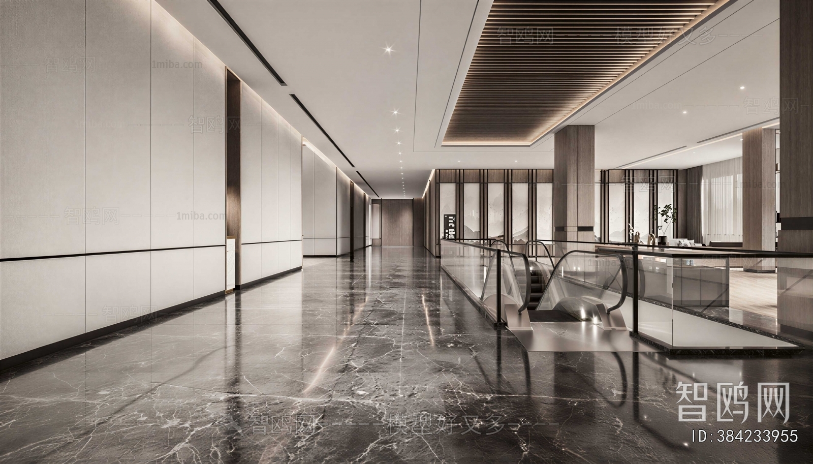 Modern Office Reception Desk