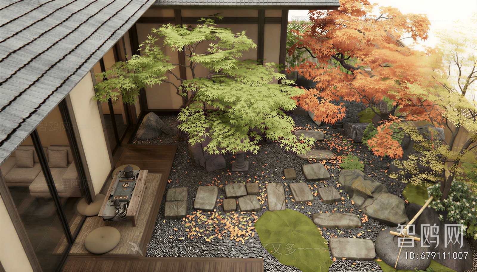 Japanese Style Courtyard/landscape