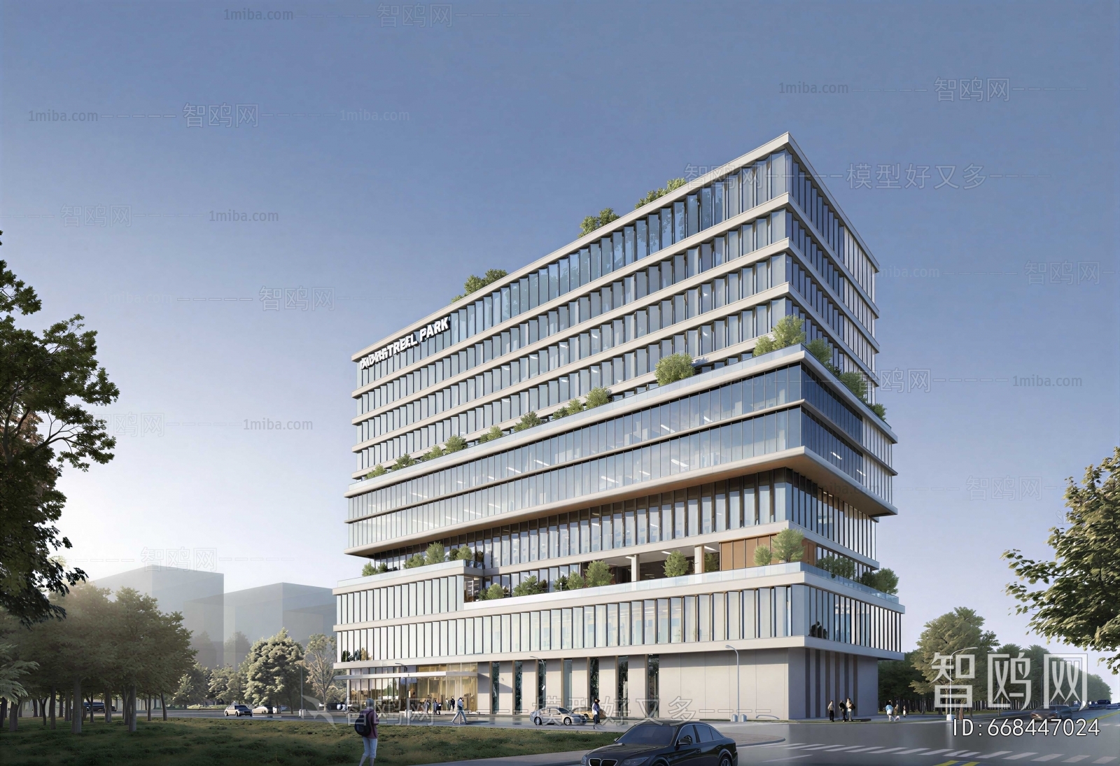 Modern Appearance Of Commercial Building