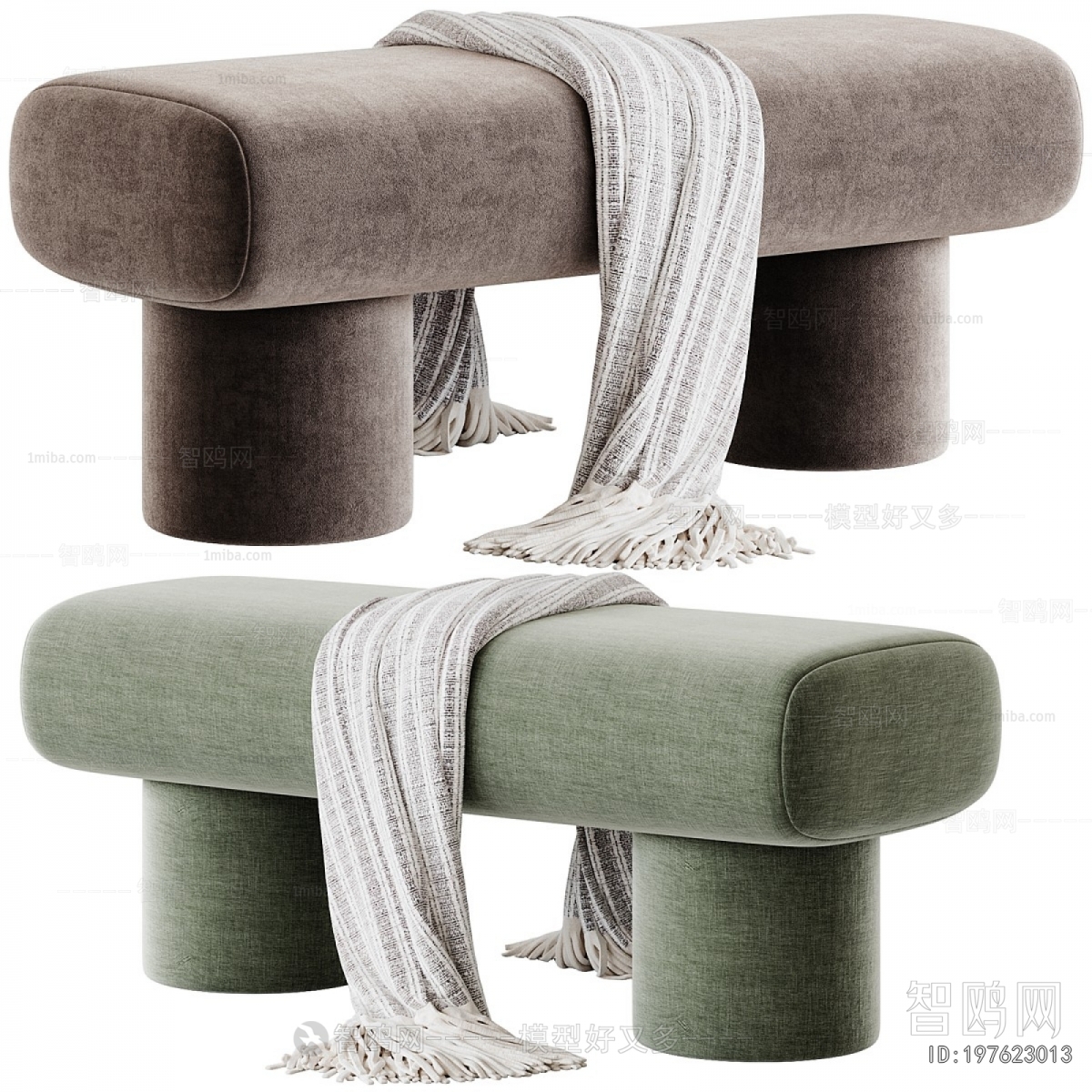 Nordic Style Sofa Stool