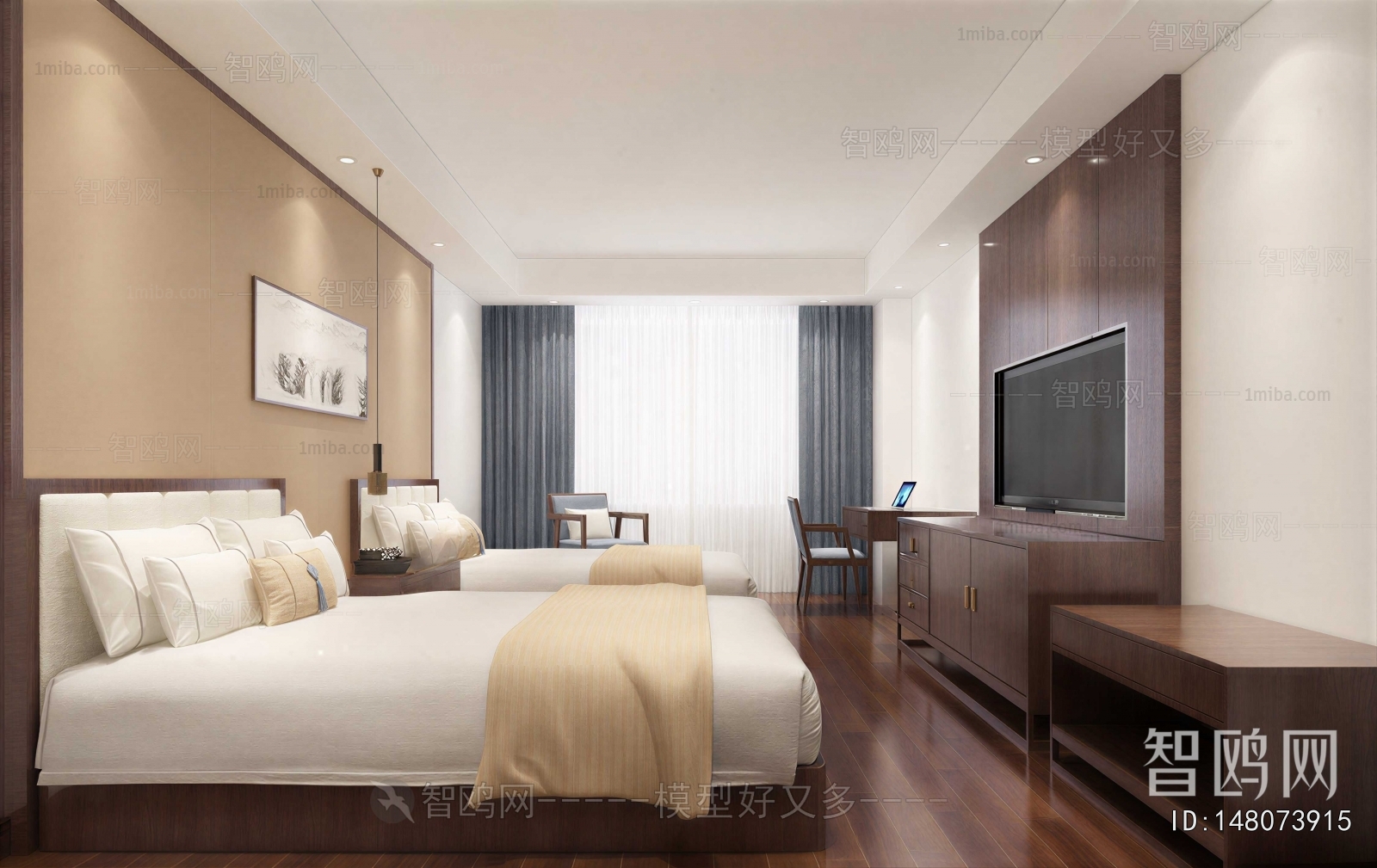 Modern Guest Room