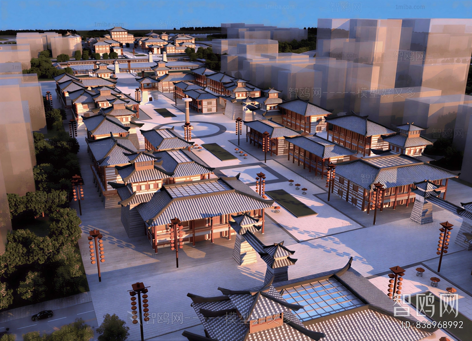 New Chinese Style Commercial Street