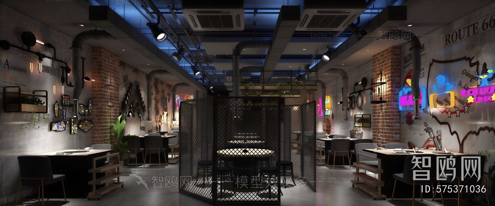 Industrial Style Restaurant