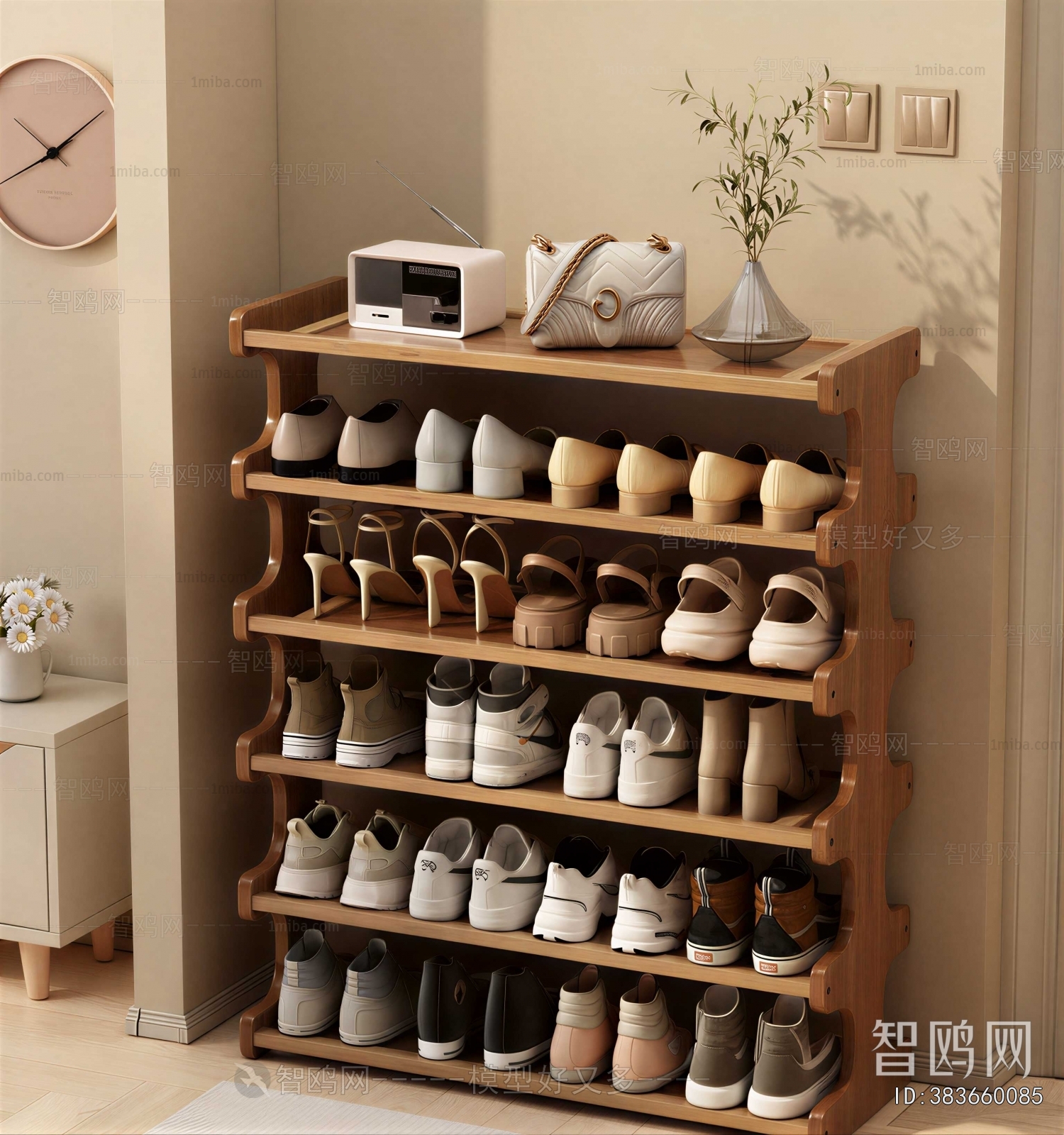 Modern Shoe Cabinet