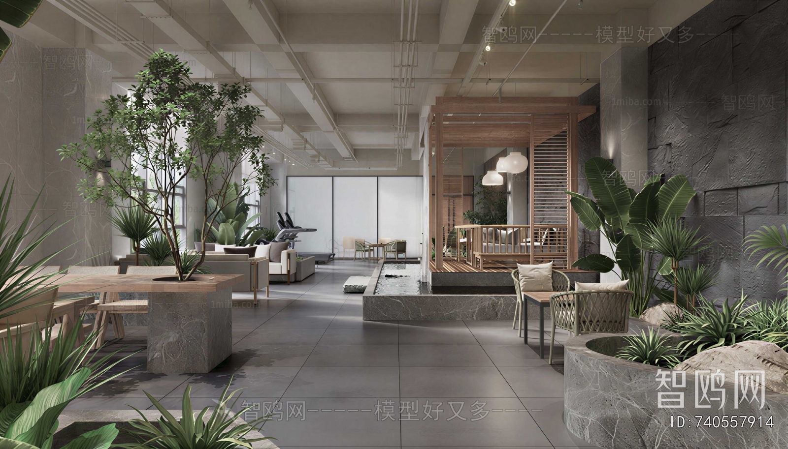 Modern Office Rest Area