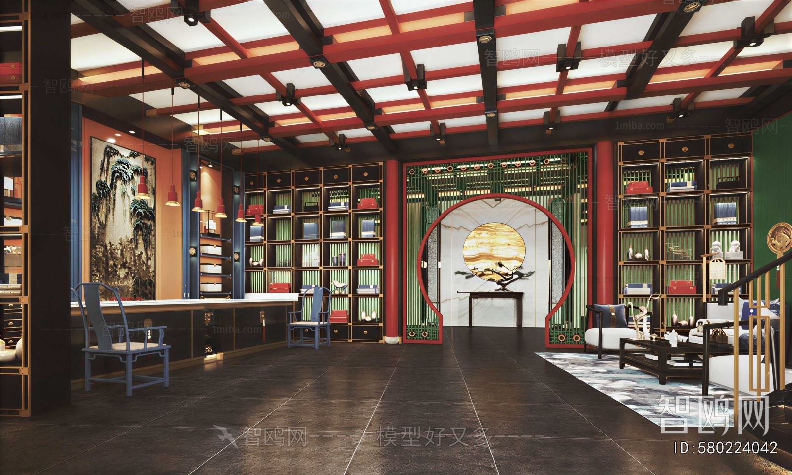 Chinese Style A Living Room