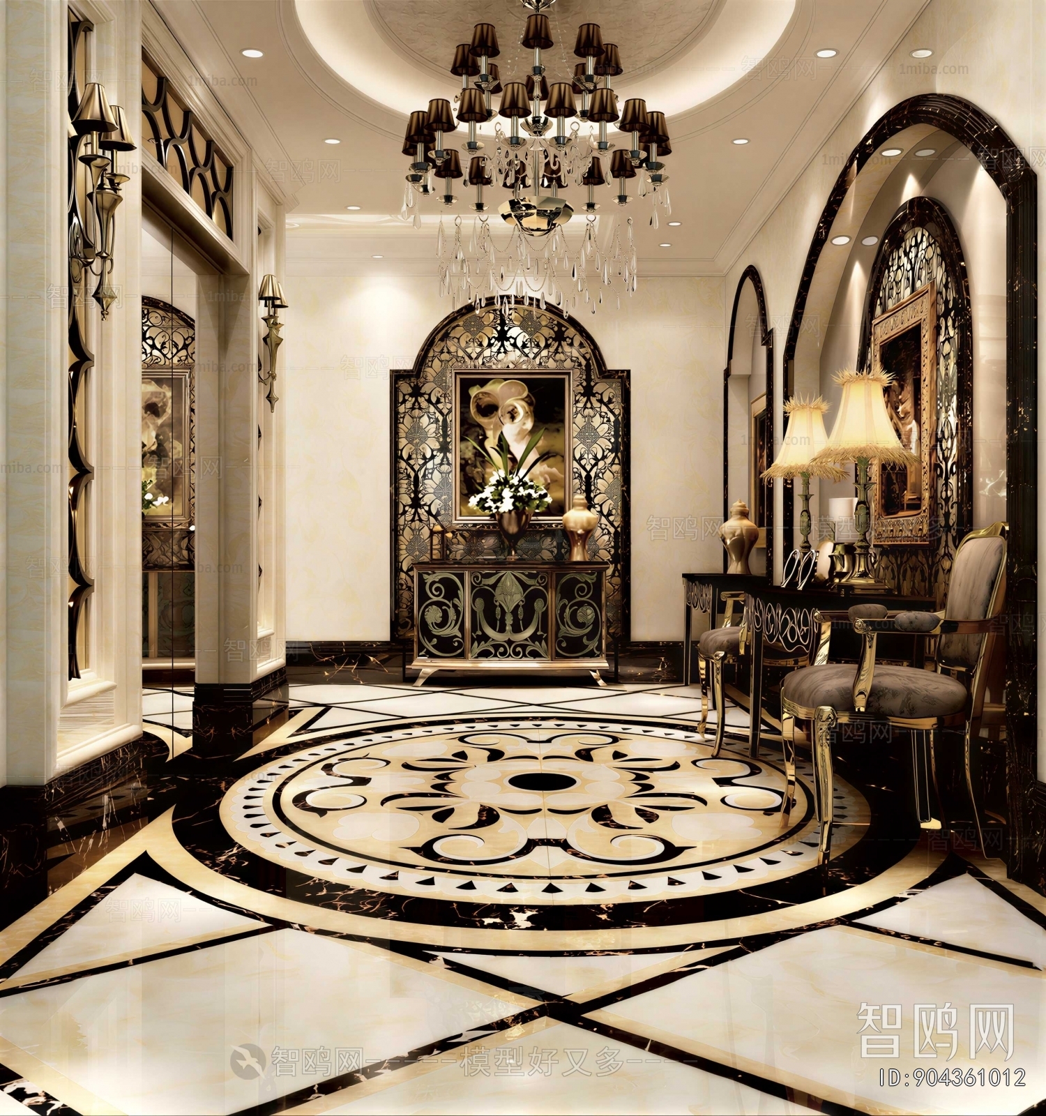 European Style Hallway
