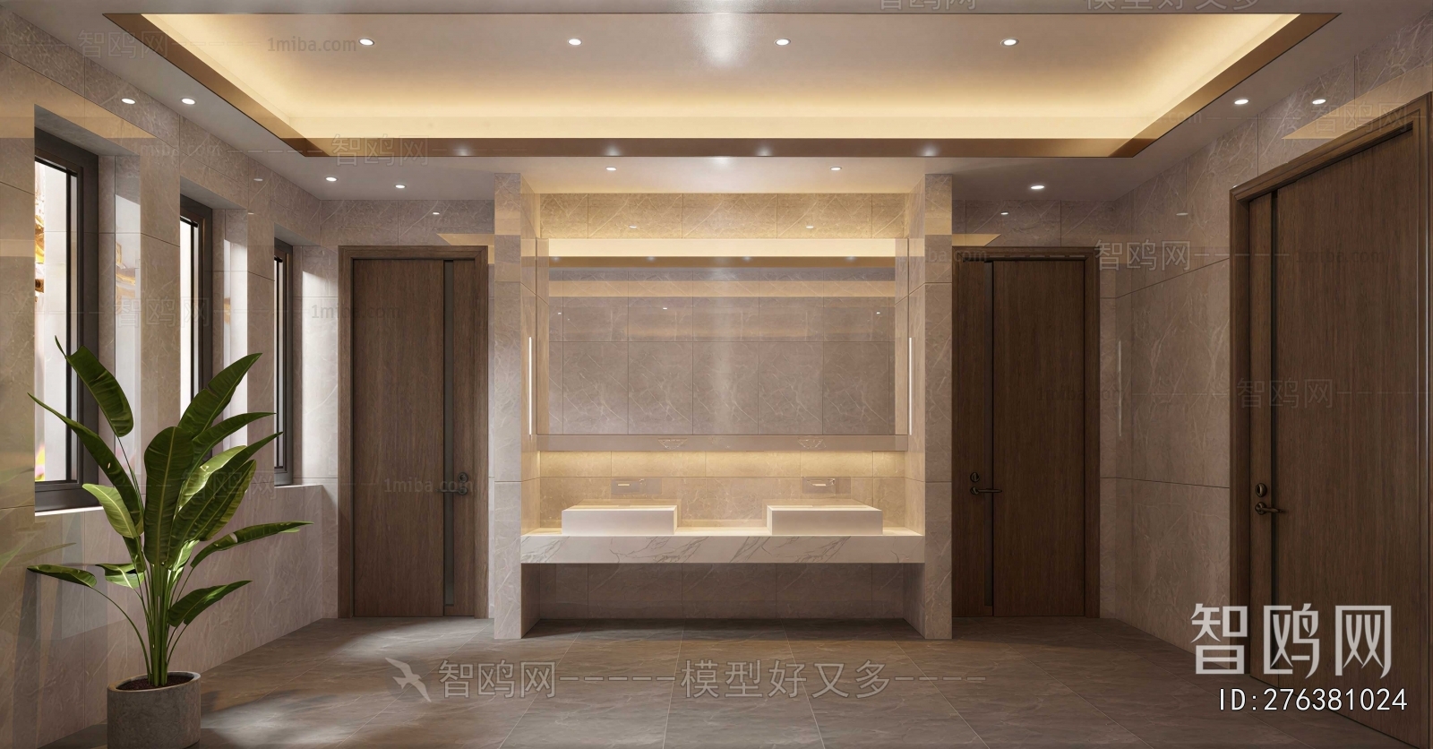 Modern Public Toilet