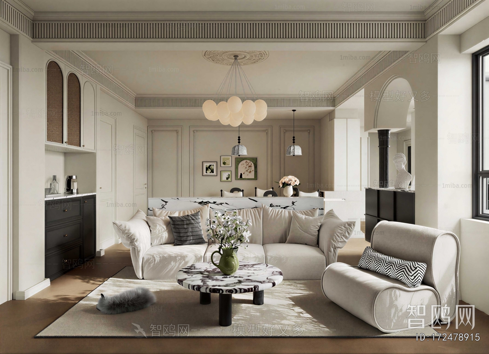 French Style A Living Room