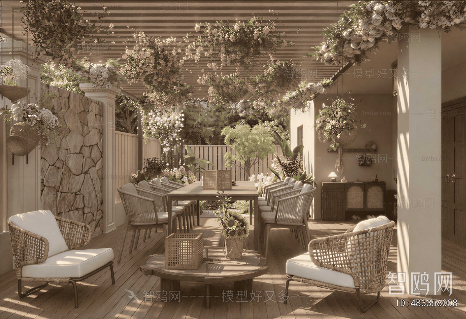 Modern Courtyard/landscape