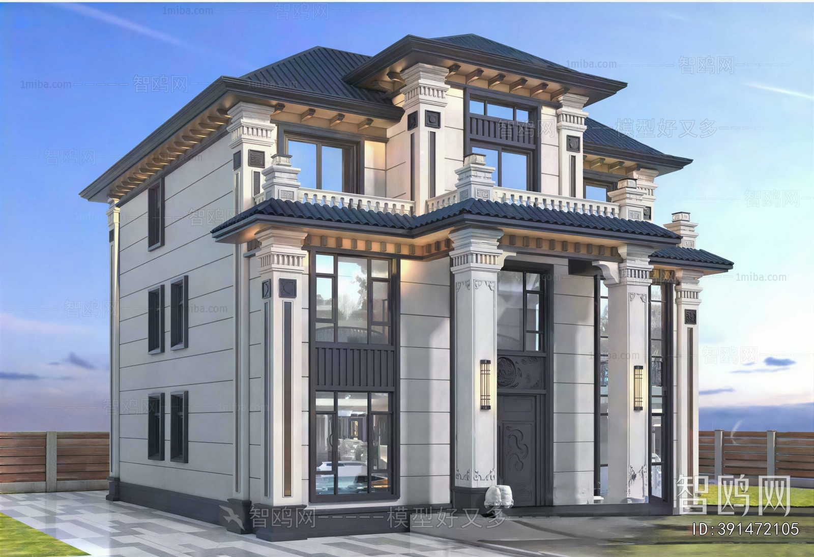 New Chinese Style Detached Villa