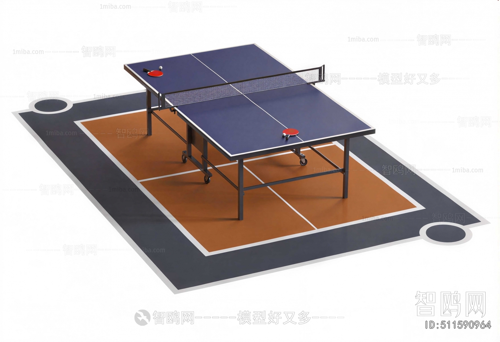 Modern Table-tennis Table