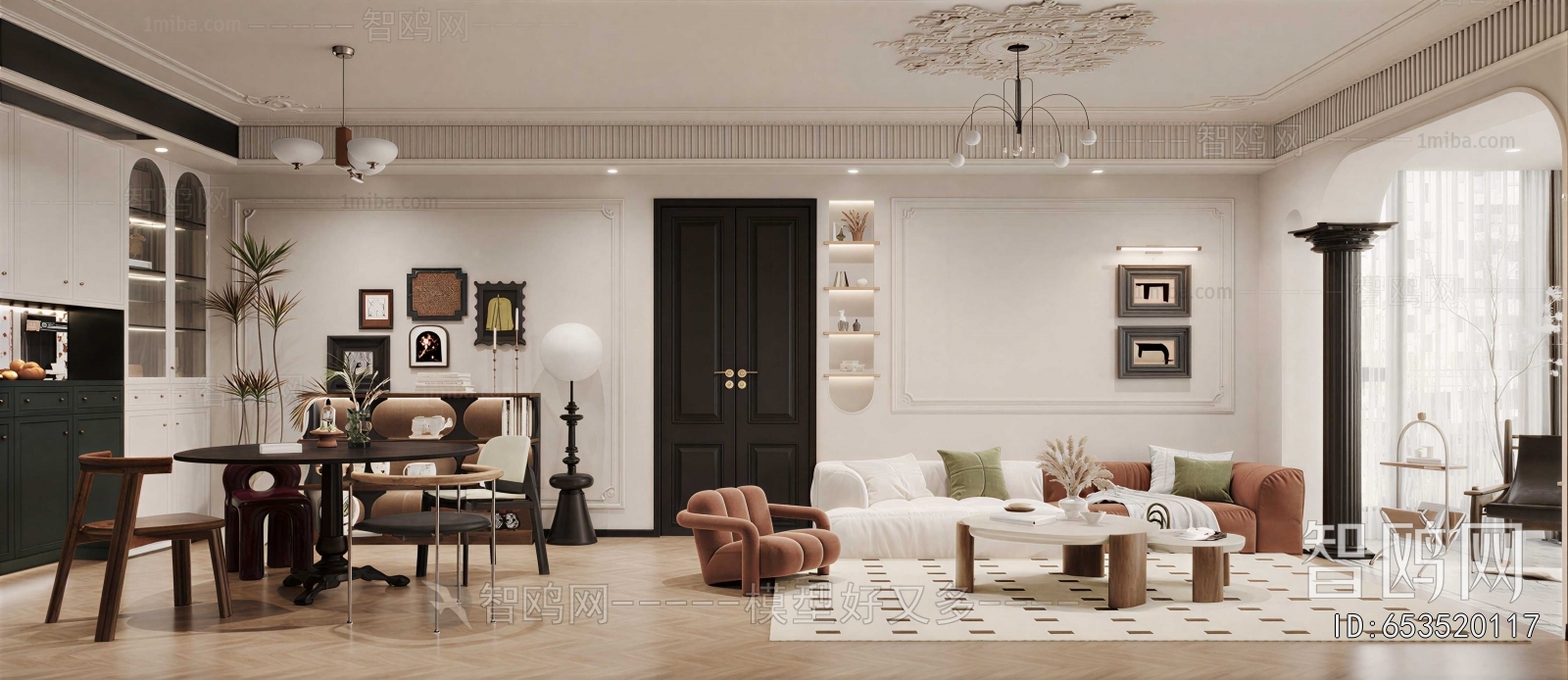 French Style A Living Room