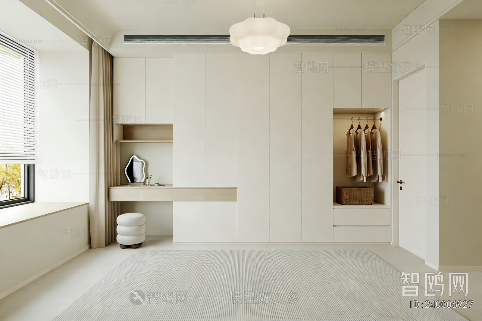 Modern Clothes Storage Area
