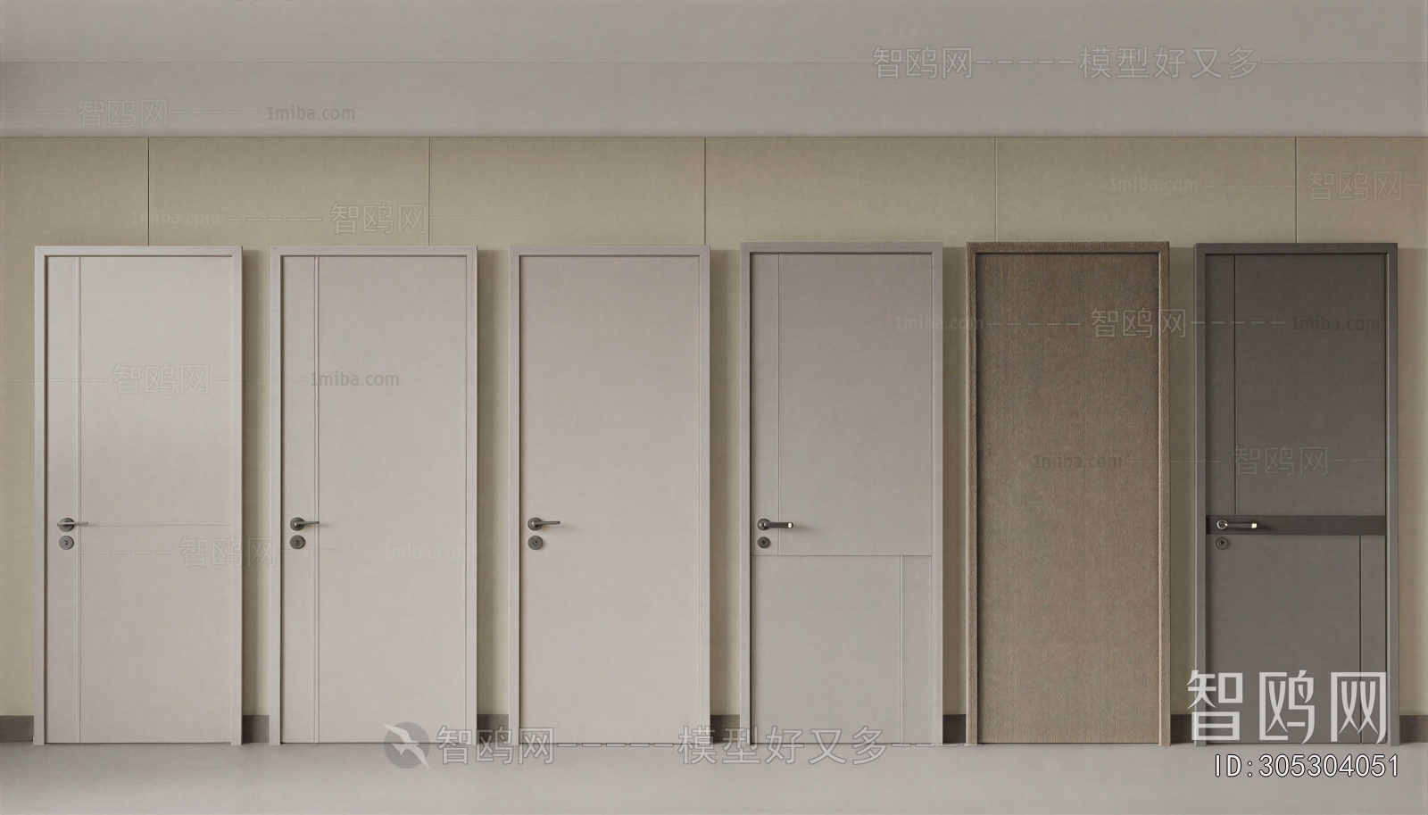 Modern Single Door