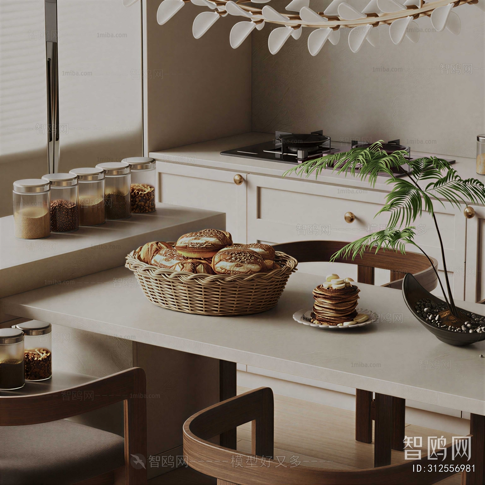 Modern Bread Cake