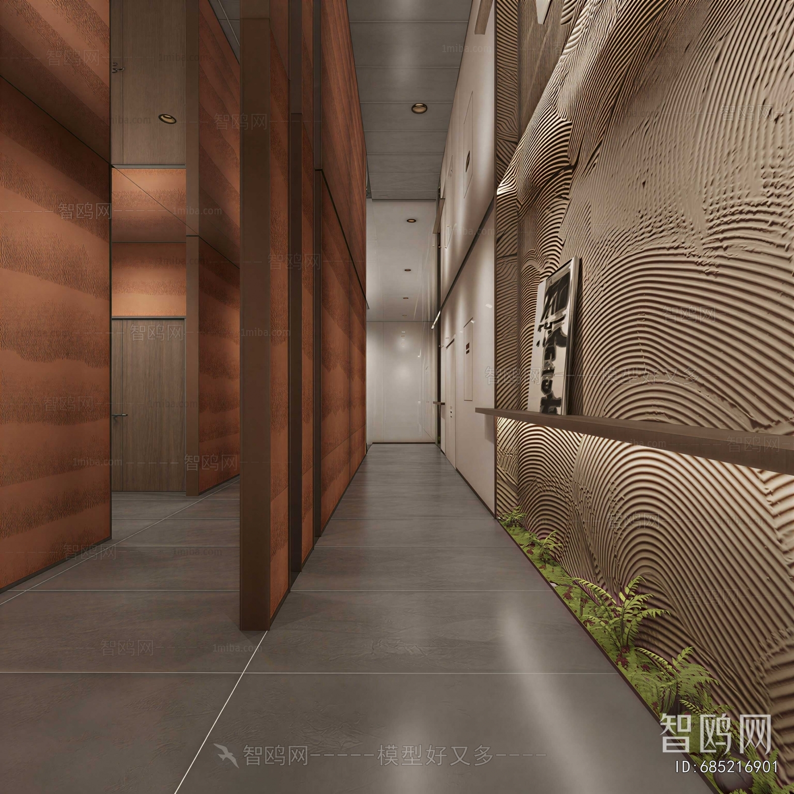 Industrial Style Club Space