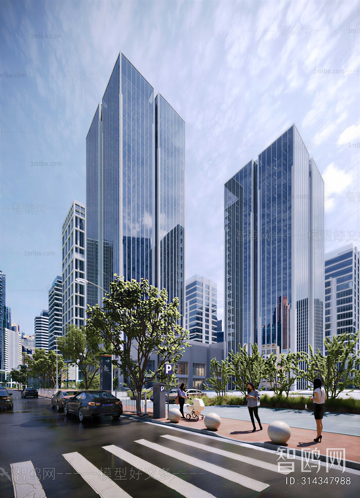 Modern Appearance Of Commercial Building