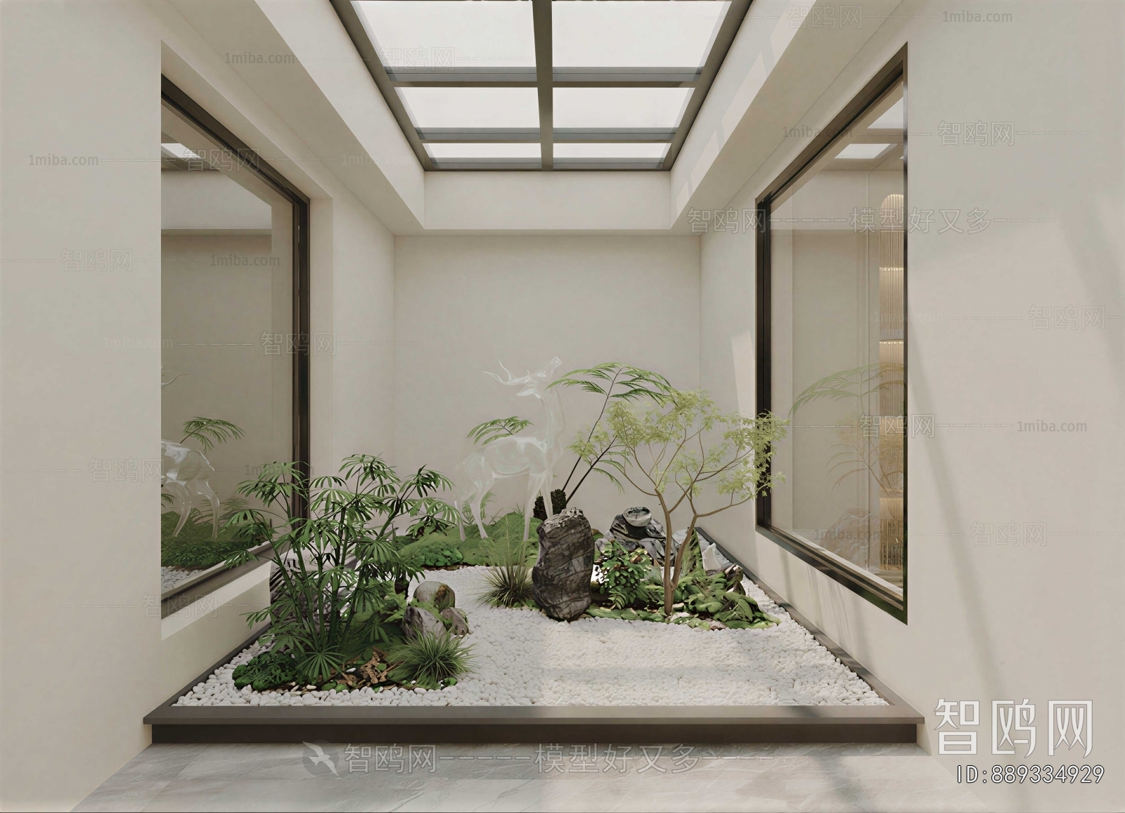 Modern Courtyard/landscape