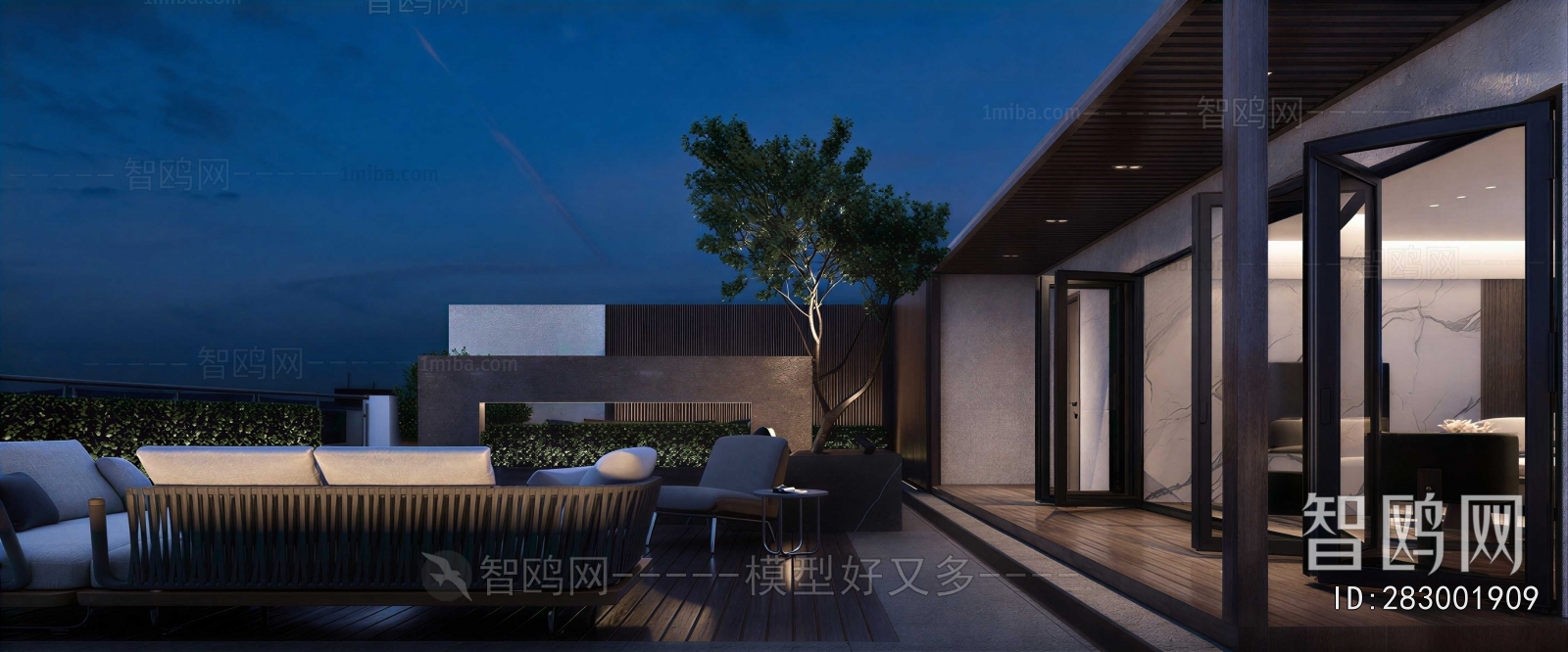 Modern Courtyard/landscape