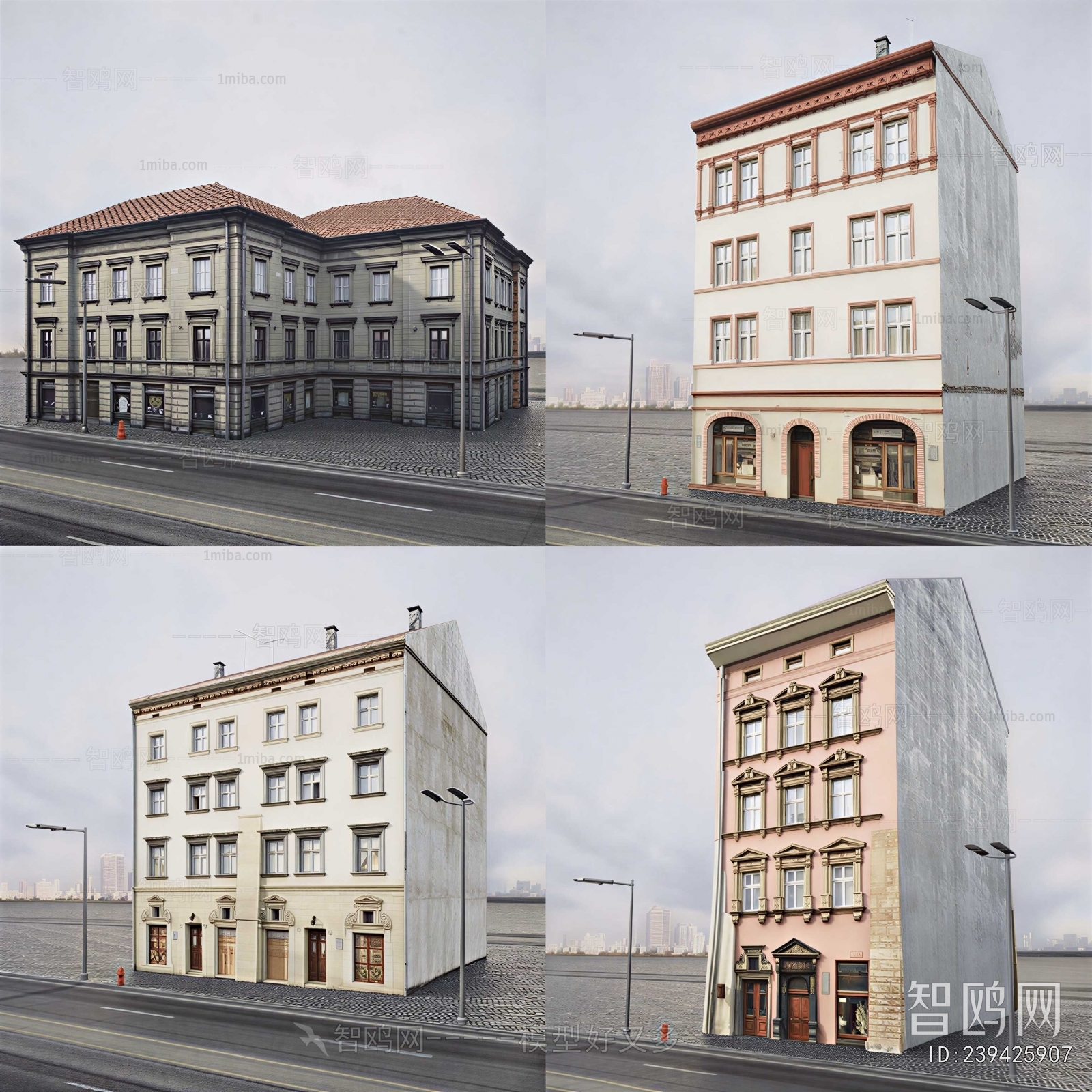 European Style Building Appearance